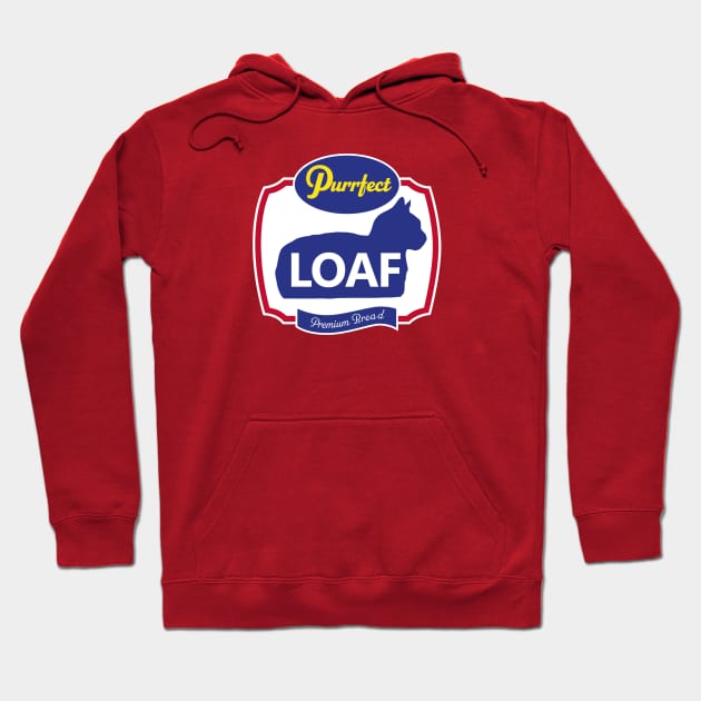 Purrfect Loaf Premium Bread Hoodie by CCDesign